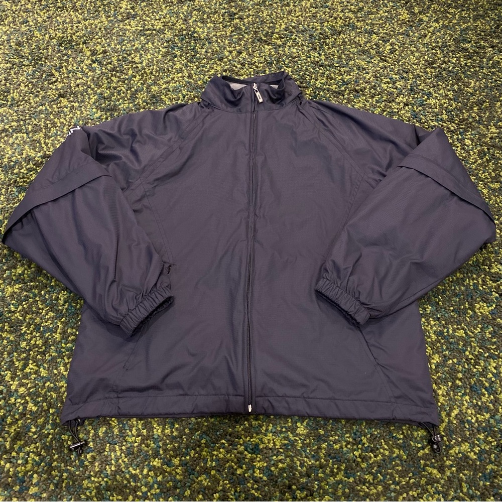 VTG PING Collection Double Layer, Top Layer Windbreaker Blue Full Zip Size Large